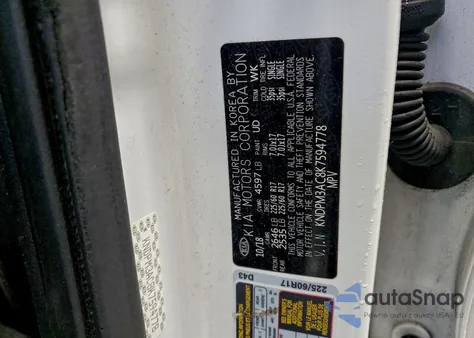 2019 Kia Sportage Lx z USA, uszkodzony, nr VIN KNDPM3AC8K7594778